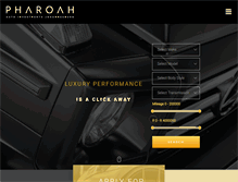 Tablet Screenshot of pharoahgroup.com